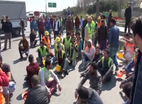 Arkadaşları için Avcılar- TEM yolunu kapattılar...