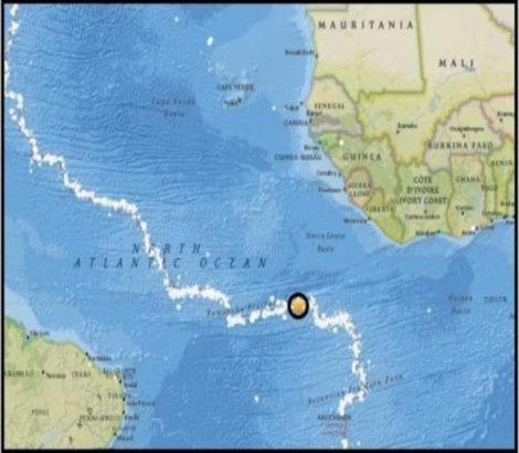 Atlantik Okyanusu'nda 7.4 büyüklüğünde deprem
