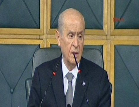 Bahçeli ameliyat sonrası grup toplantısında konuştu