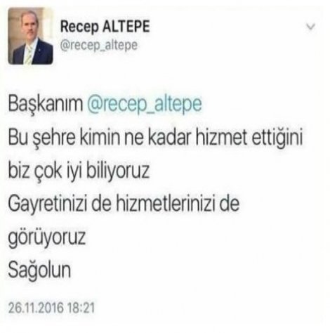 Belediye Başkanı, sahte hesaptan atacağı tweeti paylaştı!