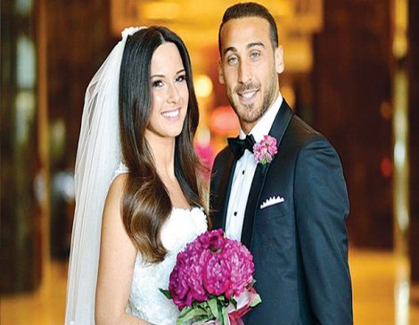Cenk Tosun ile Ece Akgürbüz evlendi