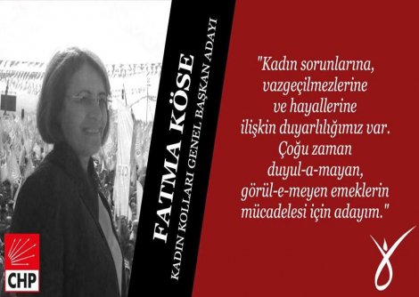 Fatma Köse, CHP Kadın Kolları Başkanlığına adaylığını açıkladı