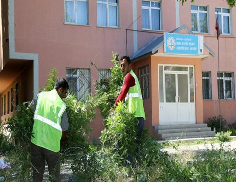 FETÖ'nün kız yurdunda Hint keneviri ele geçirildi