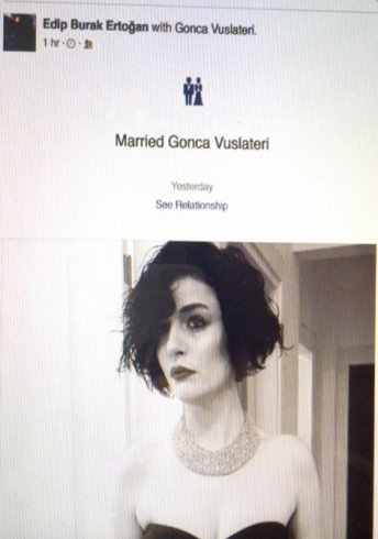 Gonca Vuslateri evlendi
