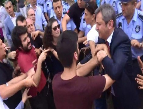 Ihlamur Park basın açıklamasında darp!