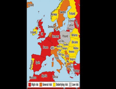 IŞİD’in kaleleri olduğu iddia edilen haritada Türkiye'de var