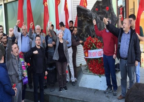 Kanlı 1 Mayıs'ta ölenler Kazancı Yokuşu'nda anıldı