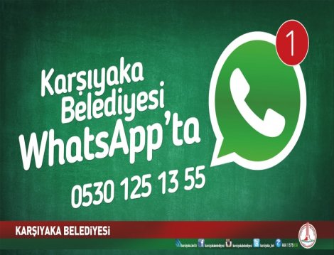 Karşıyaka Belediyesi WhatsApp’ta