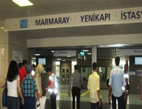 Marmaray'da yoğun güvenlik önlemleri alındı