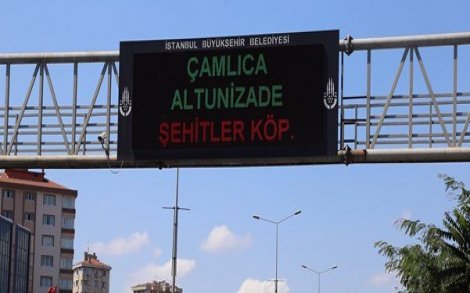 Panolara 'Şehitler Köprüsü' yazıldı