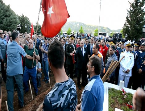 Şehit cenazesinde müftü'den 'Atatürk' sansürü