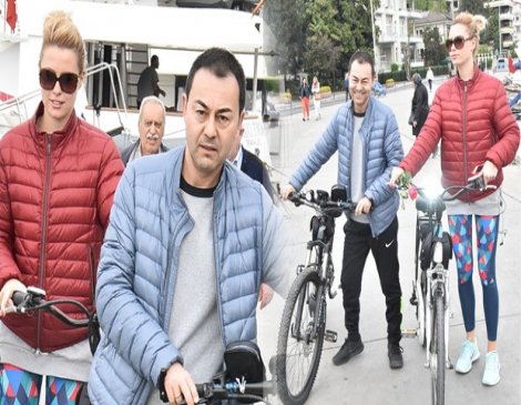Serdar Ortaç'ın eşi Chloe ile bisiklet turu