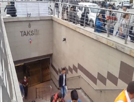 Taksim Metrosunda korkunç olay