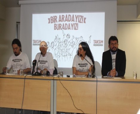 'Taksim’deyiz, Gezi’deyiz, bir aradayız'