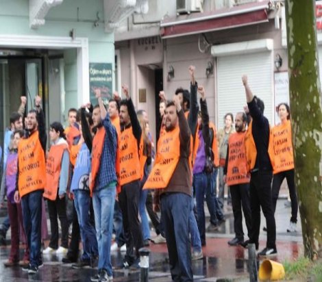 Taksim'e gitmek isteyen gruba polis müdahalesi