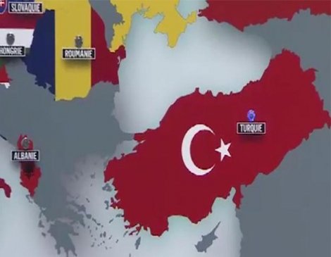 TRT'de Trakyasız Türkiye haritası