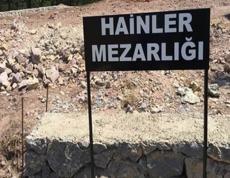 'Vatan hainleri mezarlığı' Pendik'te