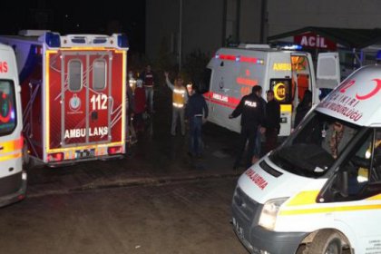 100 işçi hastaneye kaldırıldı