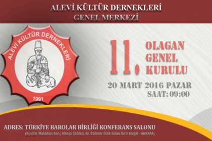 Alevi Kültür Dernekleri 11. Olağan Genel Kurulu