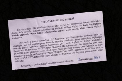 Ankara Valiliği aşure etkinliklerini yasakladı!