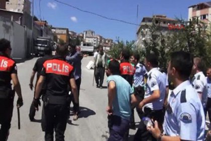 Ataşehir'de iki aile arasında taşlı sopalı kavga