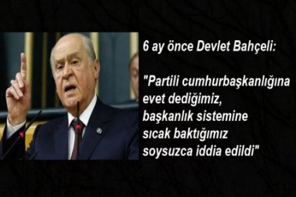 Bahçeli'nin 6 ay önceki konuşması yeniden gündemde