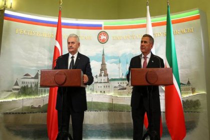 Başkakan Yıldırım Tataristan'ın başkenti Kazan'da