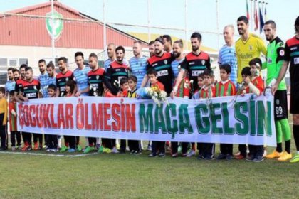 ‘Çocuklar ölmesin maça gelsin’in cezası 5 bin TL!