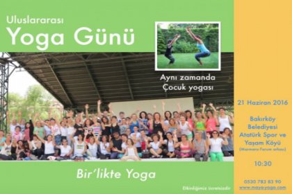 Dünya Yoga Günü Bakırköy’de de kutlanacak