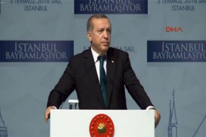Erdoğan: Bizim kayıplarımızın bir vasfı var, onlar şehit!
