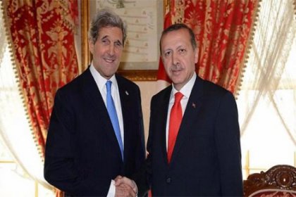 Erdoğan, John Kerry ile görüşme başladı