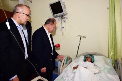 Gaziantep'te terör saldırısı yaralılarını bakanlar ziyaret etti