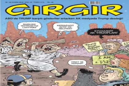 Gırgır'dan çizgilerle Trump ve Ak Medya