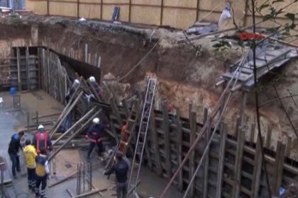 İstanbul'da inşaatta göçük altında kalan işçi kurtarıldı