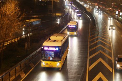 İstanbul'de İETT'den gece seferleri