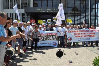İzmir Büyükşehir Belediyesi memurları 15 Temmuz'da grevde