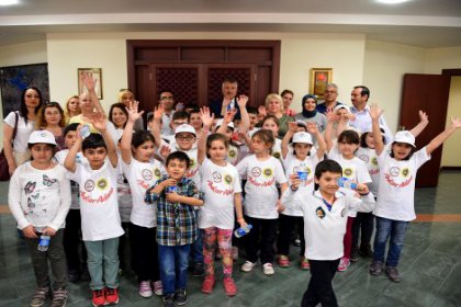 Kardeş okullardan Başkan Karalar’a ziyaret