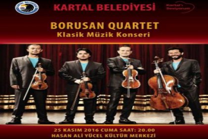 Kartal'da Borusan Quartet ile klasik müzik rüzgarı