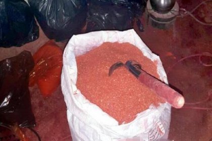Kepek ve odun talaşını 'Kahramanmaraş biberi' diye sattı