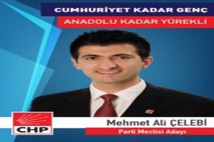 Mehmet Ali Çelebi CHP Parti Meclisi'ne aday