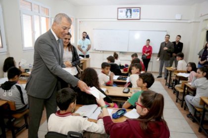 Mezitli Belediye Başkanı'ndan öğrencilere ziyaret