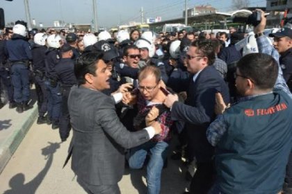 Renault işçilerine polis müdahalesi