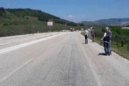 Soma'da yola tuzaklanan bomba patladı