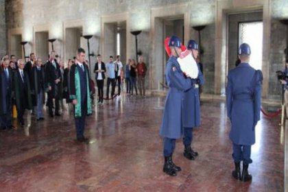 TBB'den Anıtkabir'e ziyaret