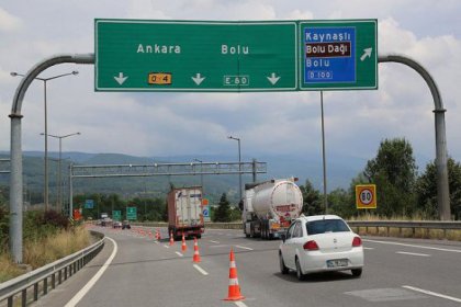 TEM Otoyolu'ndaki üst yapı çalışmaları tamamlandı