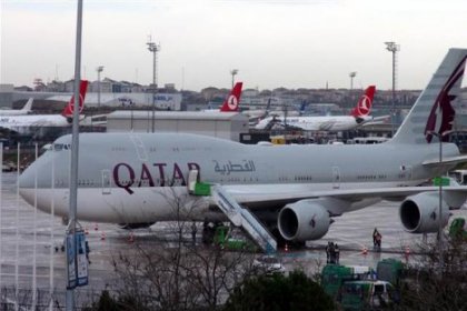 THY uçağı Katar Emirinin uçağının kuyruğuna sürttü