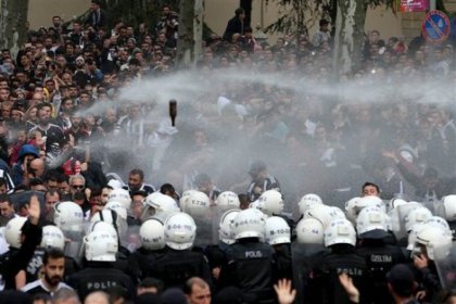 Vodafone Arena'da polis müdahalesi