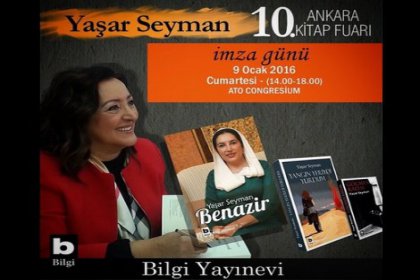 Yaşar Seyman Ankara Kitap Fuar'ında