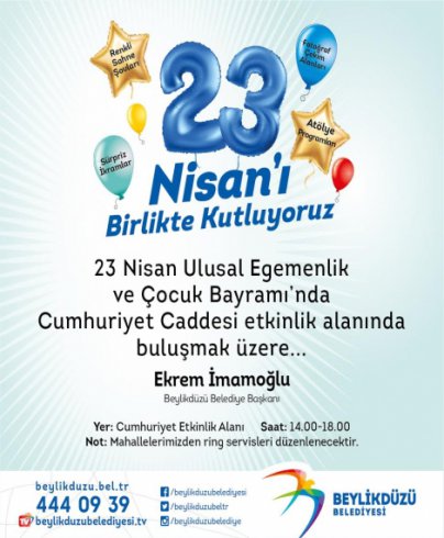23 Nisan Beylikdüzü'nde güzel