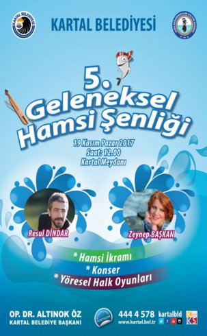 5. Hamsi Şenliği ile Karadeniz Kartal'a taşınacak